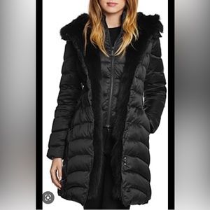 Dan Levy Jetsetter Down Fox Fur-Trim Hooded Puffer
Coat